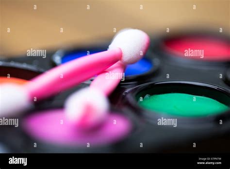 Girl's pink face paint makeup Stock Photo - Alamy