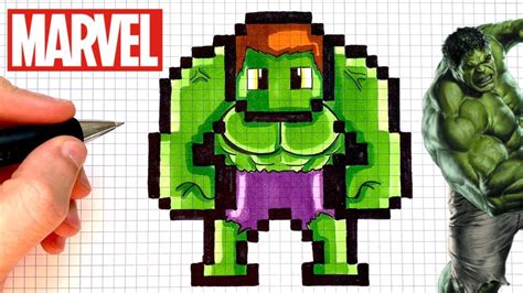 Pixel Art Facile Marvel - Pixel Art Grid Gallery