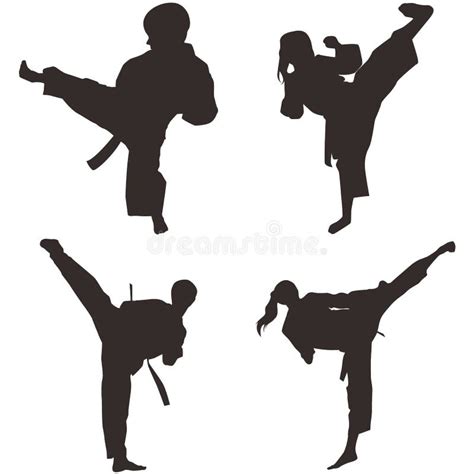 Taekwondo stock illustration. Illustration of clipart - 4714029