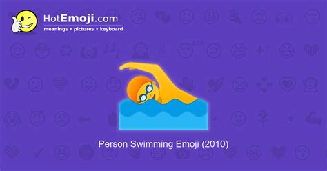 🏊 Swimmer Emoji Meaning with Pictures: from A to Z