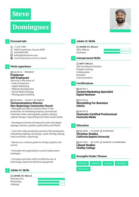 Graphic Designer Resume Sample | Kickresume