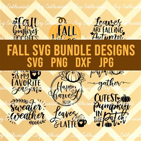 Fall SVG Bundle Fall Quotes SVG SVG Bundle Fall Sayings - Etsy