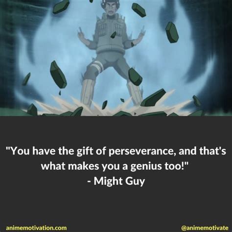 16+ Might Guy Quotes For Fans Of The Naruto Series!