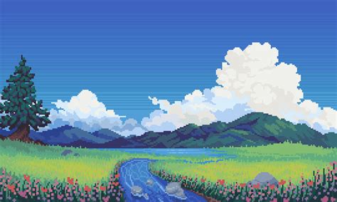 Jubilee on Twitter: "studio ghibli inspired #pixelart… " | Pixel art ...