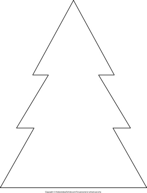 Christmas Tree Outline - The Best Ideas for Kids