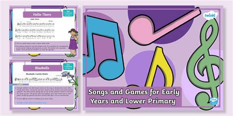 Songs and Games for Kindergarten and Lower Primary - Twinkl