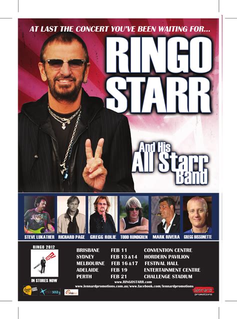 Ringo Starr and his All Starr Band - Lennard Promotions