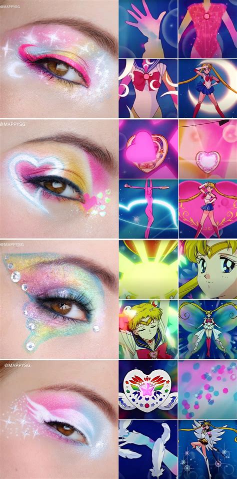 Makeup Inspired by Sailor Moon Transformations - @mappysg on IG : r ...