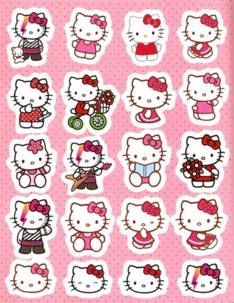 Hello kitty stickers | Kawaii tegninger, Hello kitty, Klistermærker