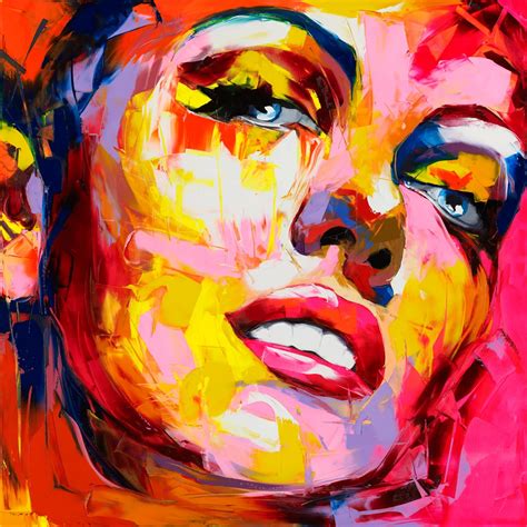 Aliexpress.com : Buy Hand Painted abstract Cool face Art Abstract Oil ...