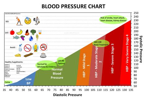 Blood Pressure Diagram Chart