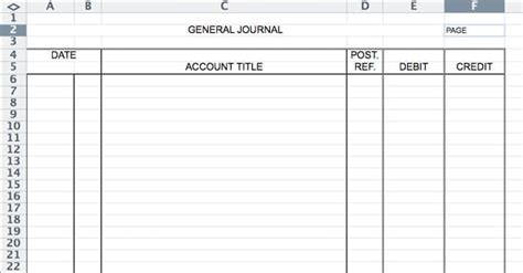 accounting journal entry template — excelxo.com