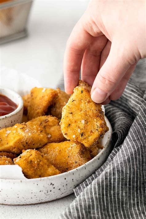 Crispy Air Fryer Chicken Nuggets (In 5 min!) - Fit Foodie Finds