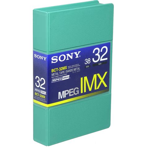 Sony BCT32MX MPEG IMX Video Cassette, Small BCT32MX B&H Photo