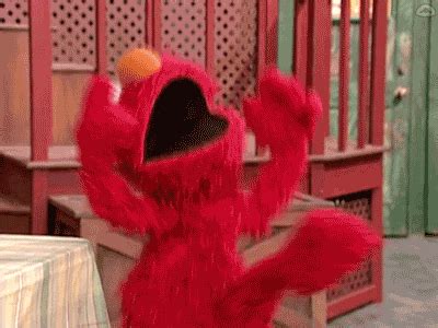 Elmo Dance GIF - Elmo Dance Yell - 发现和分享 GIF