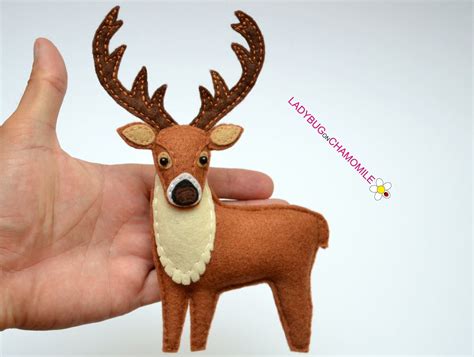 FOREST ANIMALS Felt Toys Ornaments Magnets Keychains - Etsy Ireland ...