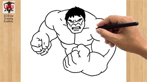 Hulk Drawing Easy | How to Draw The Incredible Hulk Step by Step ...