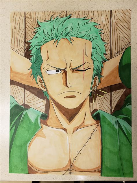 Zoro Drawing at PaintingValley.com | Explore collection of Zoro Drawing