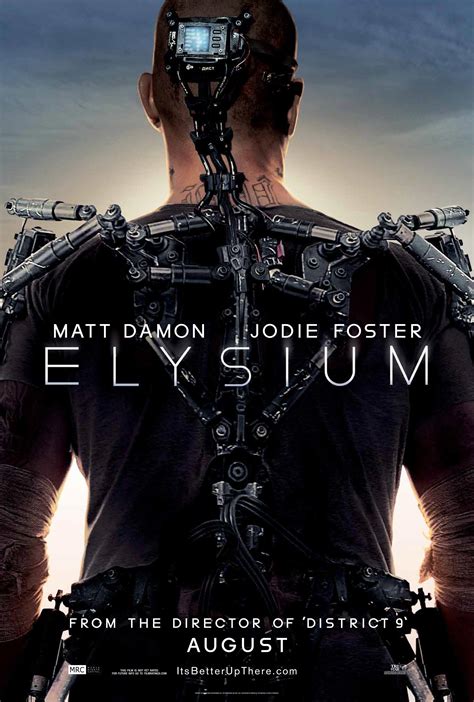 First Poster For ELYSIUM