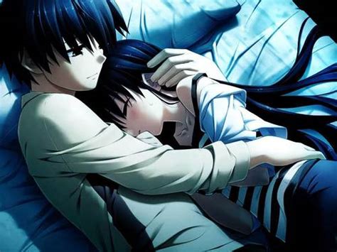 Anime Hug Wallpaper - WallpaperSafari