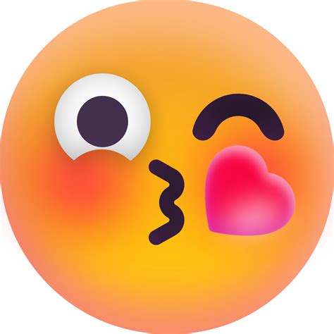 "Face Blowing a Kiss" Emoji - Download for free – Iconduck