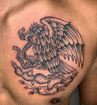 Dayton Smith Mexican Flag Eagle by Dayton Smith: TattooNOW