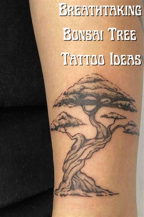 71 Breathtaking Bonsai Tree Tattoo Ideas - Tattoo Glee