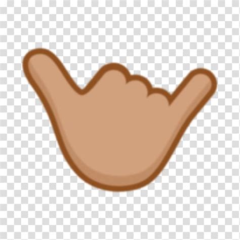 Emoji Shaka Sign Emoticon Thumb Text Messaging Emoji Transparent ...