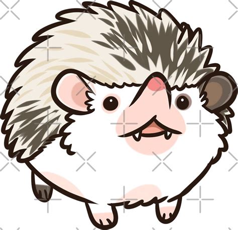 Hedgehog Stickers by pawlove | Redbubble