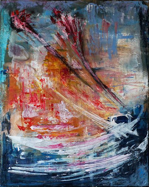 Modern Abstract Artwork. Acrylic & Oil O, Painting by Retne | Artmajeur