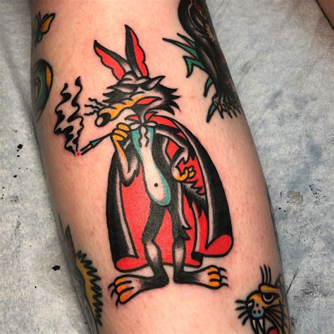 Top 54+ wile e coyote tattoo best - in.cdgdbentre