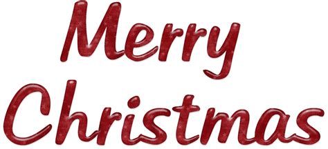 Merry Christmas Word Art PNG Clipart | PNG All