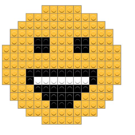 Smiling Face With Open Mouth Emoji | Emoji, Pixel art, Pixel art design