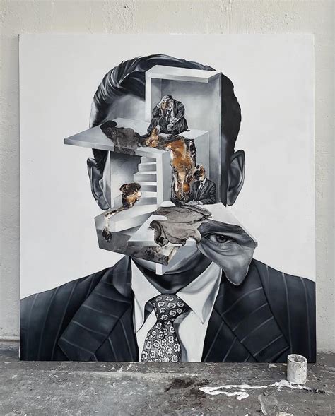 Surreal Portrait Paintings Visualize Subjects' Inner Turmoil