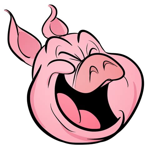 "LAUGHING PIG" on Behance