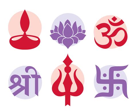 Hindu Symbols Art