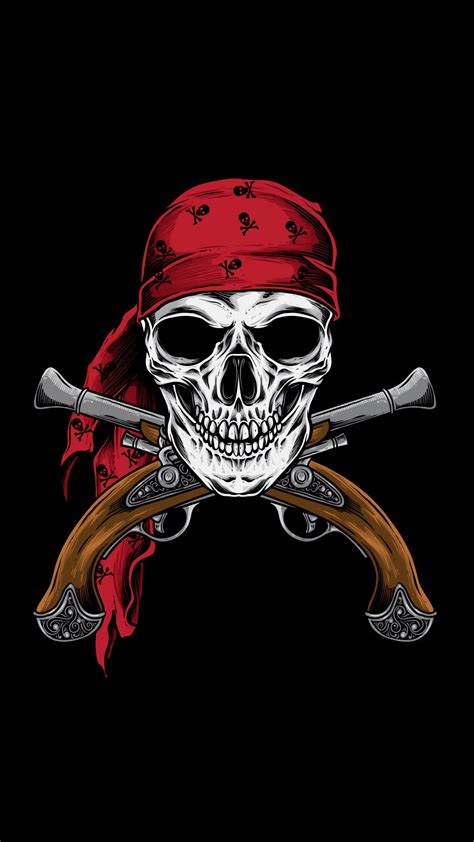 2160x3840 Pirate Skull 4k Sony Xperia X,XZ,Z5 Premium ,HD 4k Wallpapers ...