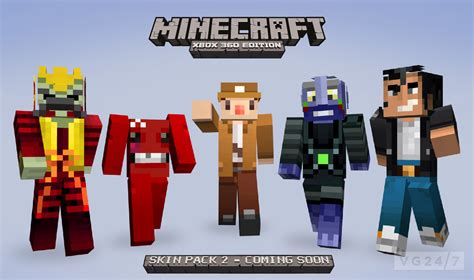 Minecraft Xbox 360 Skin Pack 2 due August 24 - VG247