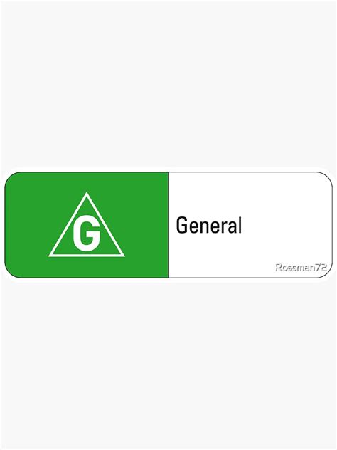 "Rated G" Sticker by Rossman72 | Redbubble