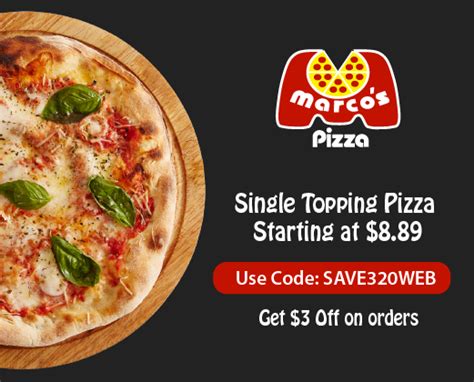 Eat More and Pay Less with Marco's Pizza Coupons & Promo Codes 2020: Up ...