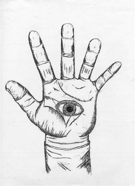 Scary Hand Drawing at GetDrawings | Free download