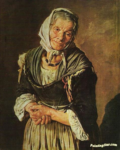 The Old Peasant Woman Artwork By Giacomo Ceruti Oil Painting & Art ...