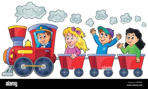 Steam train child drawing hi-res stock photography and images - Alamy