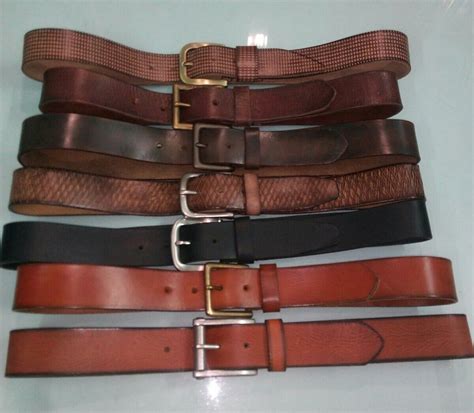 Genuine Leather Plain Leather Belts, Noor International | ID: 18334071088