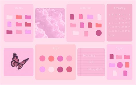 Pink Folder Icon Desktop Icons Pink Wallpaper Laptop Aesthetic | Images ...