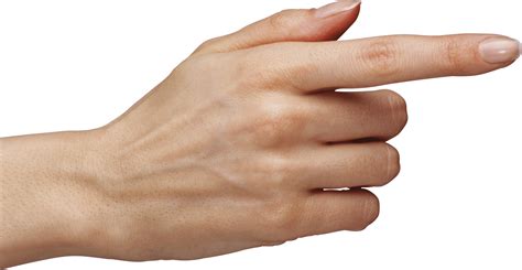 Woman Pointing Finger transparent PNG - StickPNG