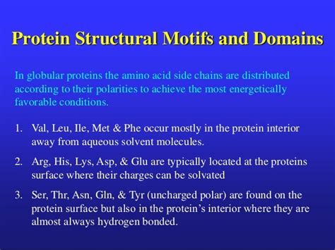 Protein structure