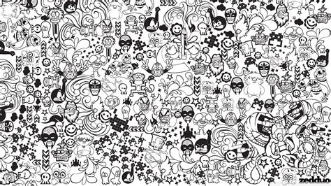 Black and White Doodle Wallpapers - Top Free Black and White Doodle ...