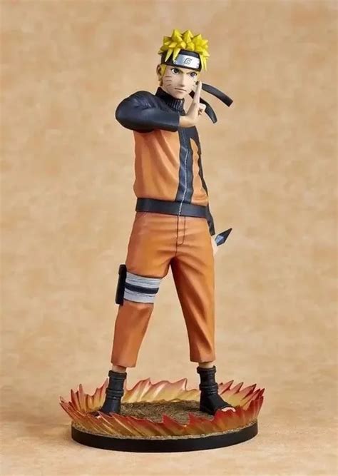 Huong Anime Figures 25CM Naruto Shippuden Uzumaki Naruto 1/6 Scale Face ...