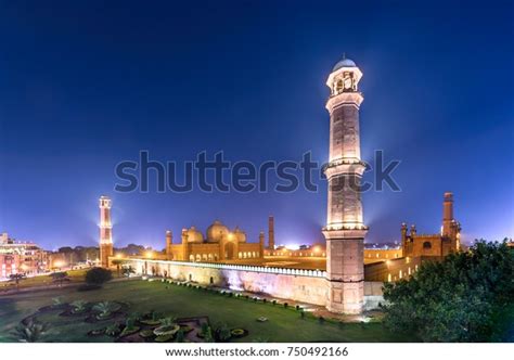 Aerial View Badshahi Mosque Lahores Most Stock Photo (Edit Now) 750492166